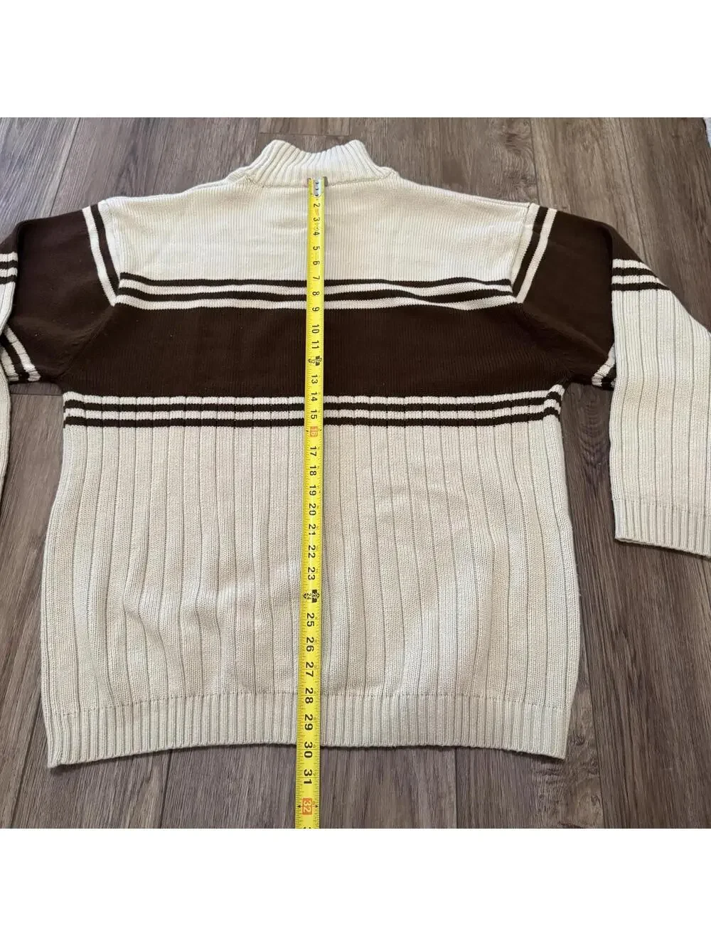 Vtg Southpole Striped Mock Neck Sweater Mens XXL Y2K